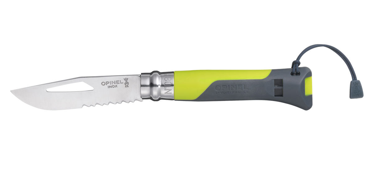 Couteau Opinel n° 8 Outdoor vert