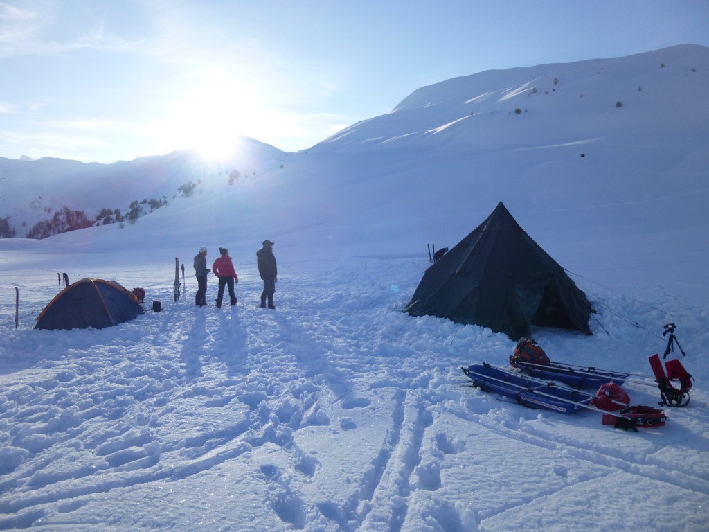 L'Aventure Nordique 2015 ; raid à ski et bivouac hivernal