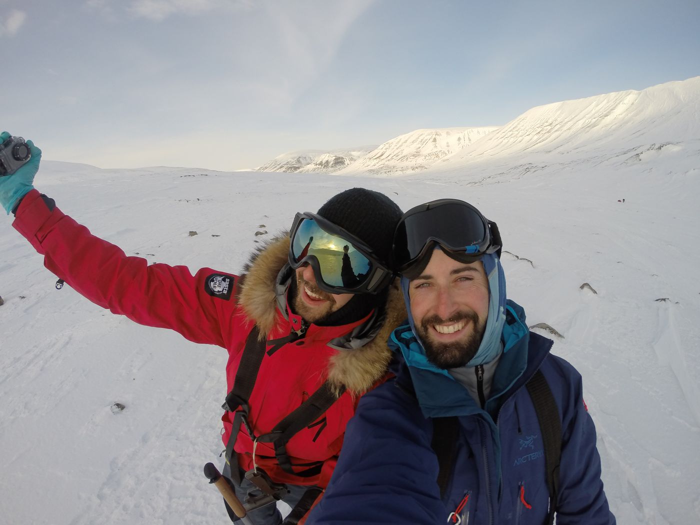 Le teamp Arctic 5 au Svalbard