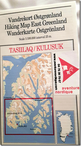 Carte n°6 Tasiilaq / Kulusuk