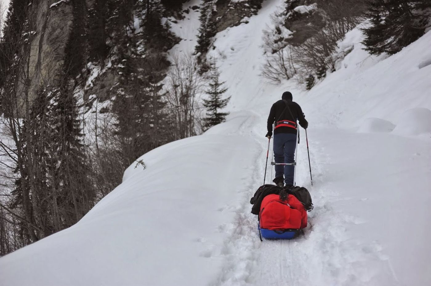 Tracter la pulka Snowsled