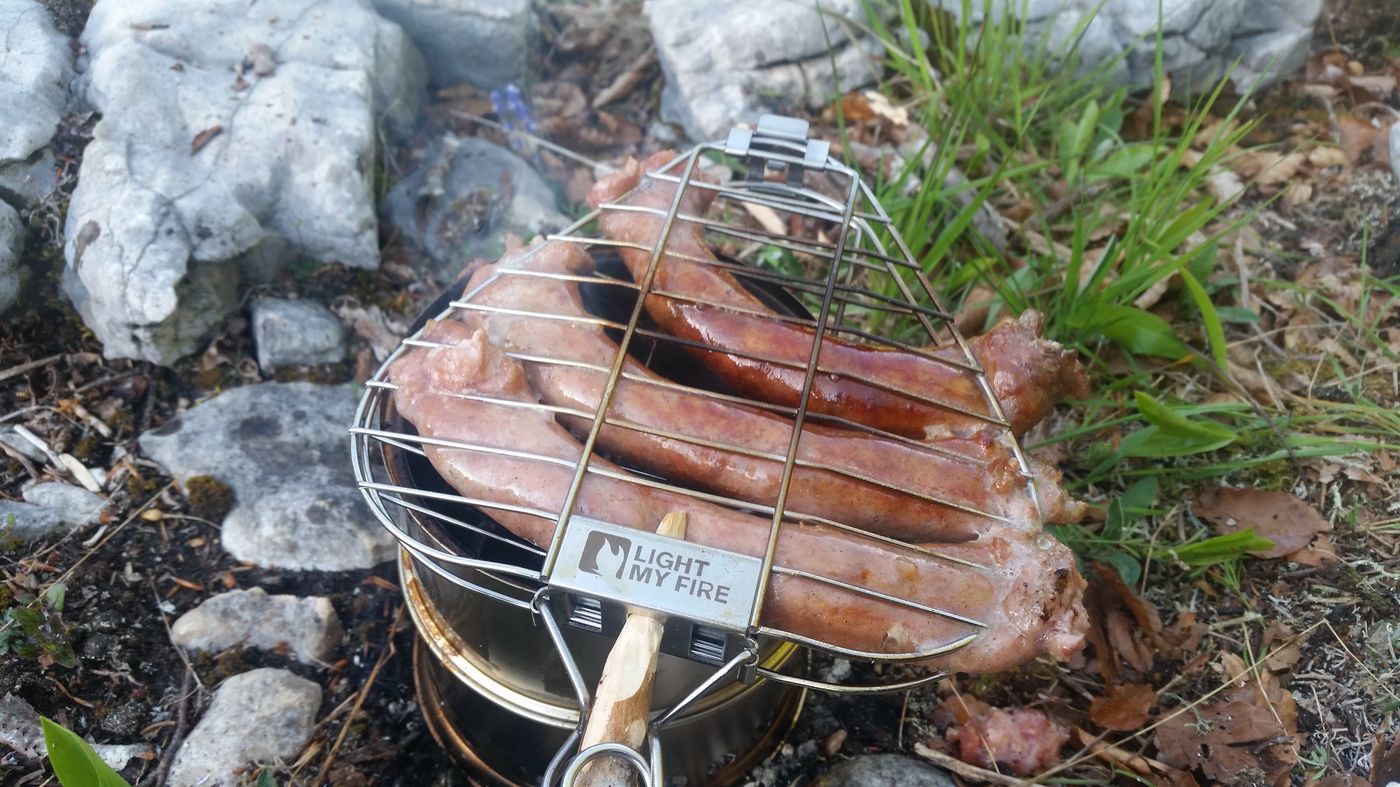 Cuisson au feu de bois