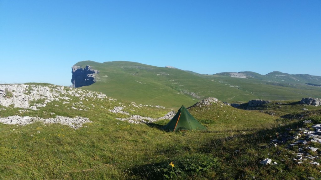 Bivouac à Fond d'Urle - Vercors Sud