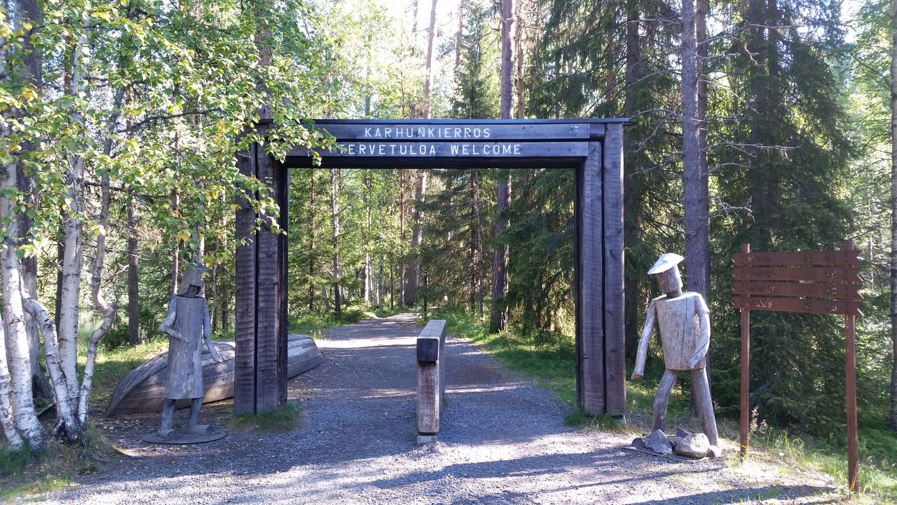 Oulanka Visitor Center sur le sentier du Karhunkierros