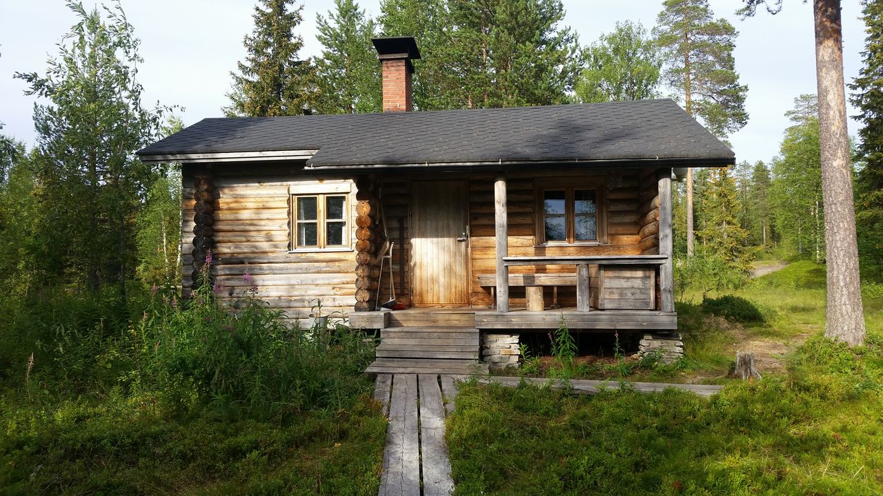 Refuge sur le sentier de Pihä-Luosto