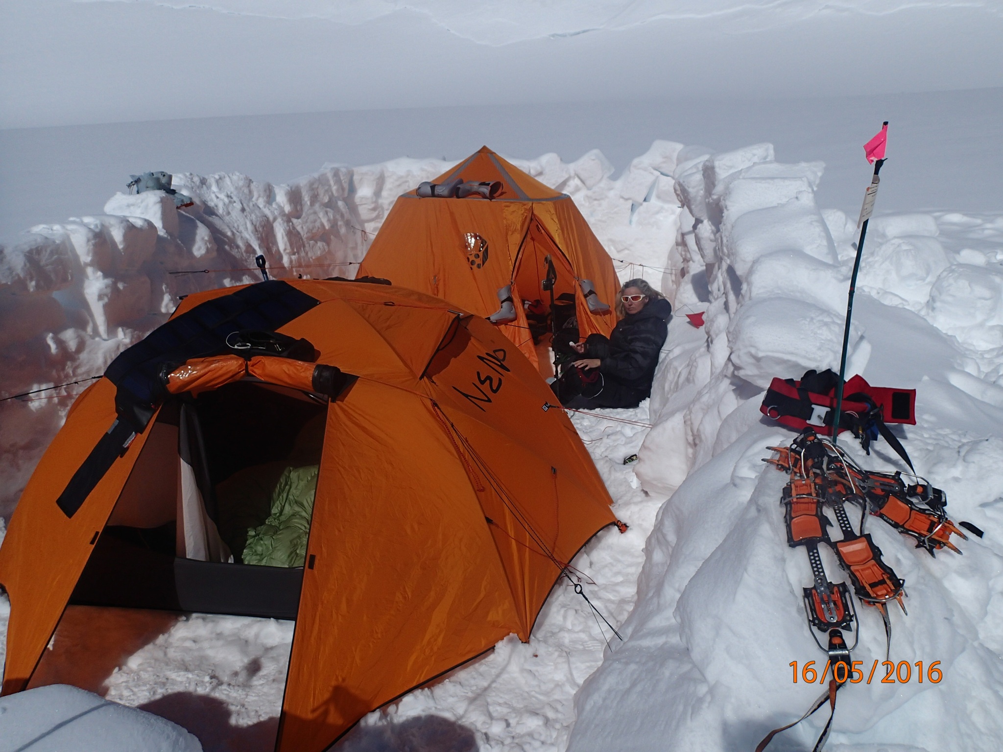 Le Camp 2 - Kahiltna Pass 3000 m