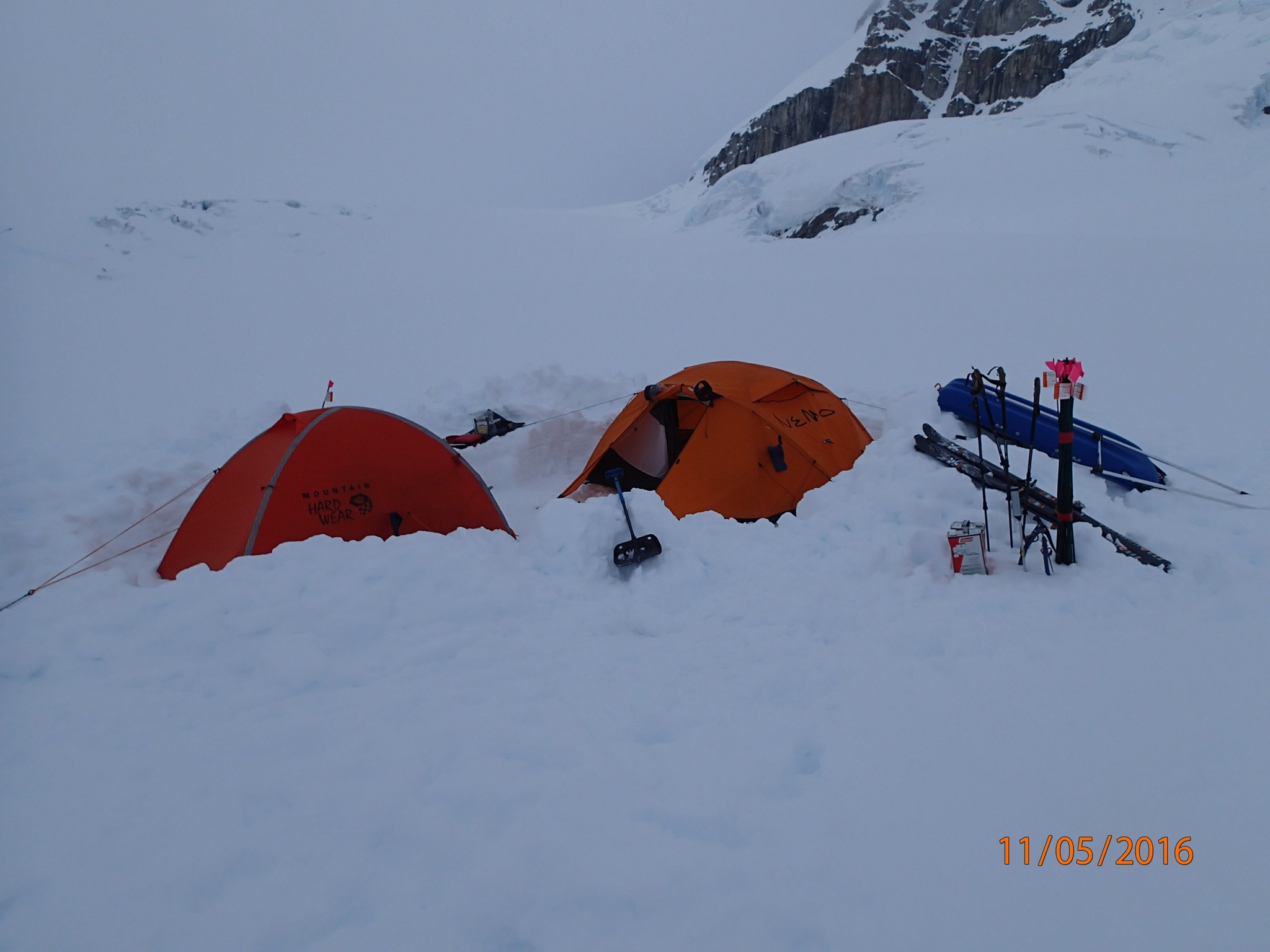 Notre Camp 1 - Glacier de Kahiltna 2100 m