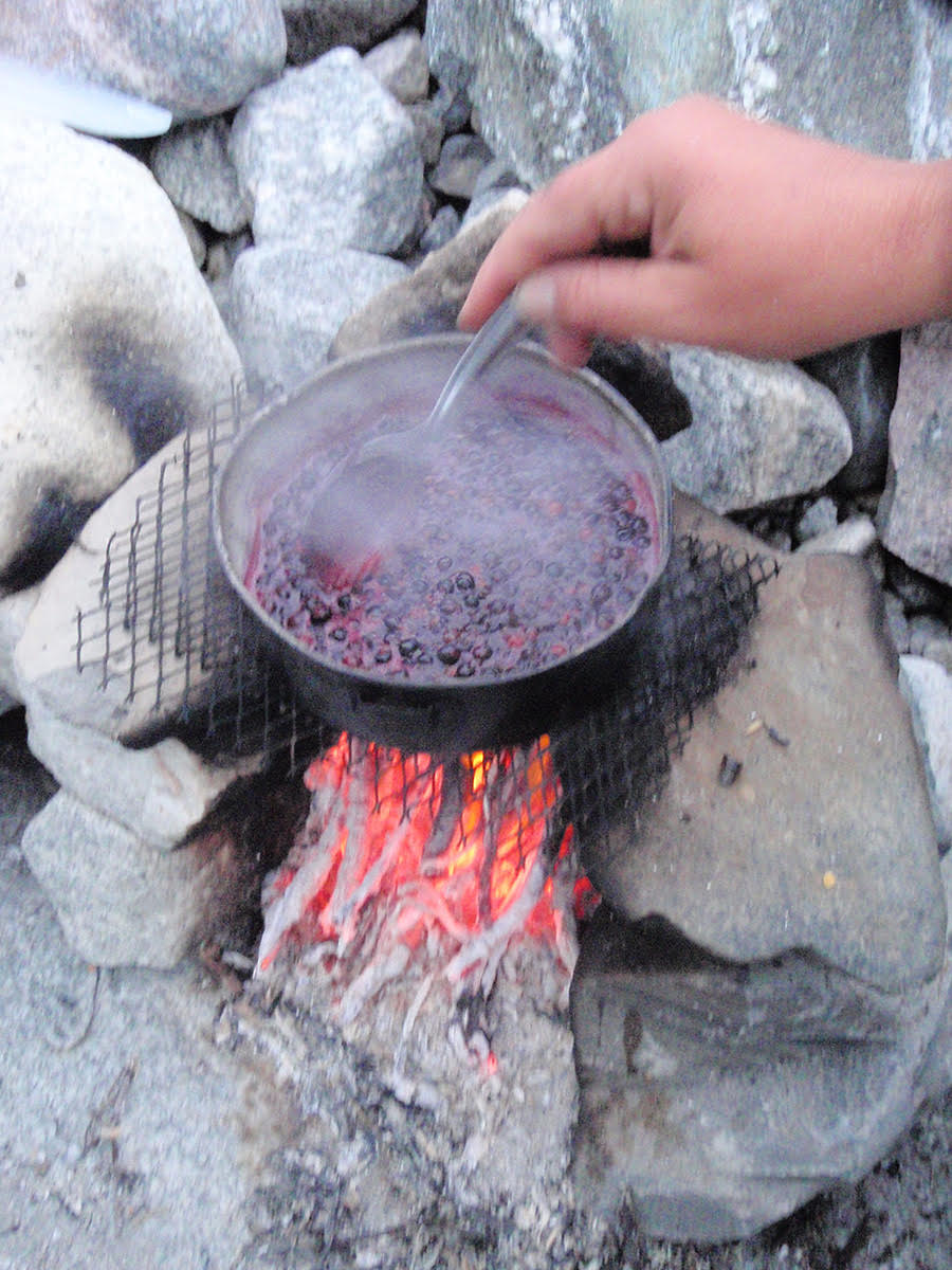 Cuisine au feu de bois