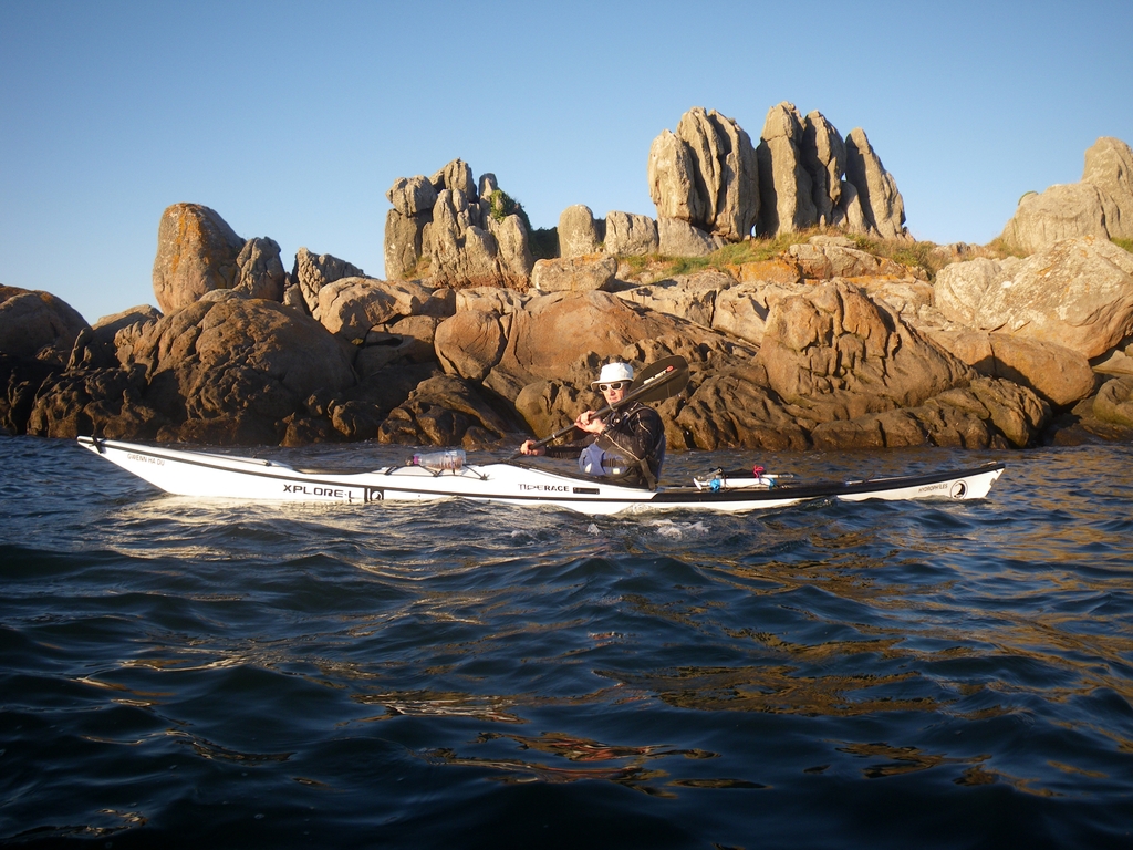 Chausey : rochers "les moines"