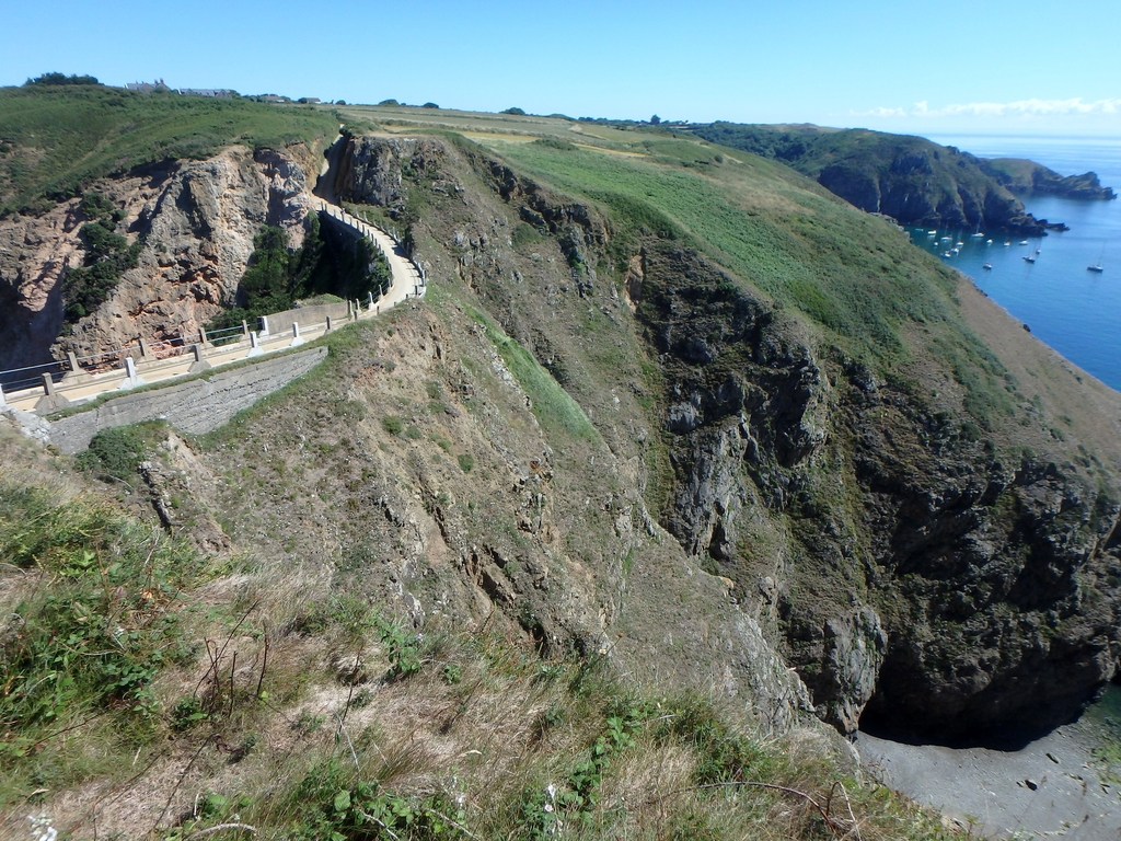 "La coupée" entre grand Sark et petit Sark