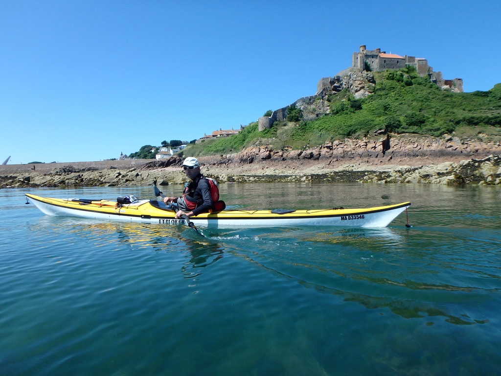 Jersey : chateau de Mont-Orgueil à Gorey