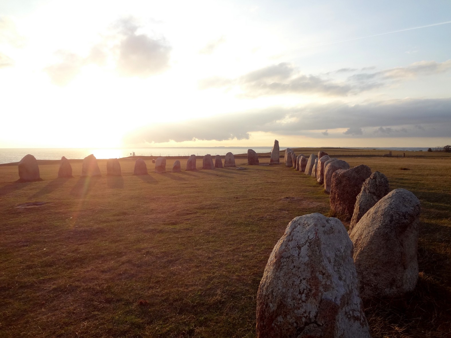 Coucher de soleil sur Ales stenar