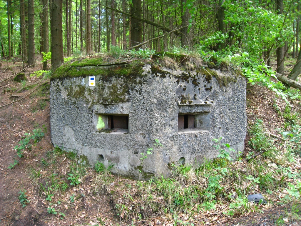 Un des vestiges de la ligne Maginot