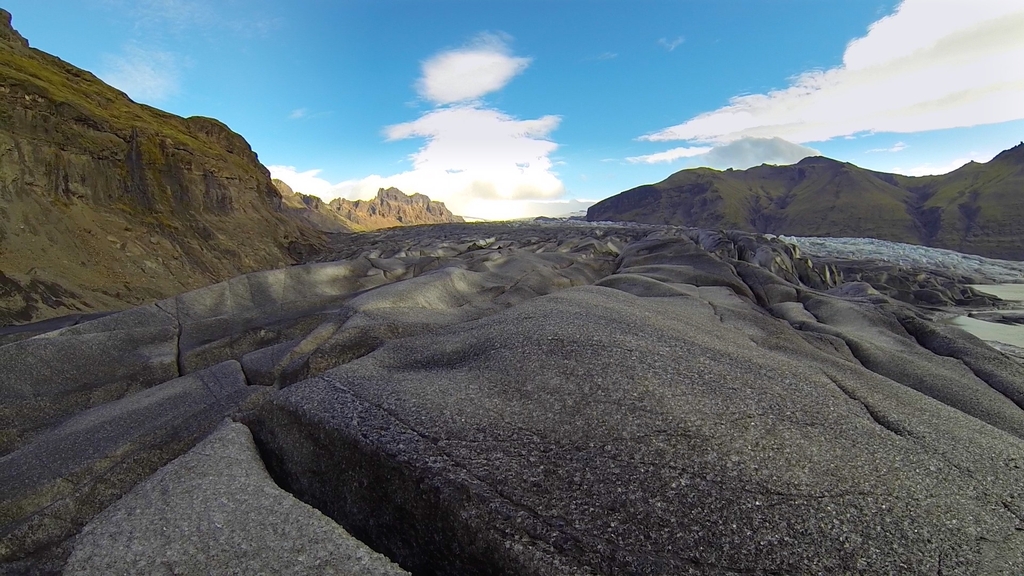 Glacier du parc Skaftafell