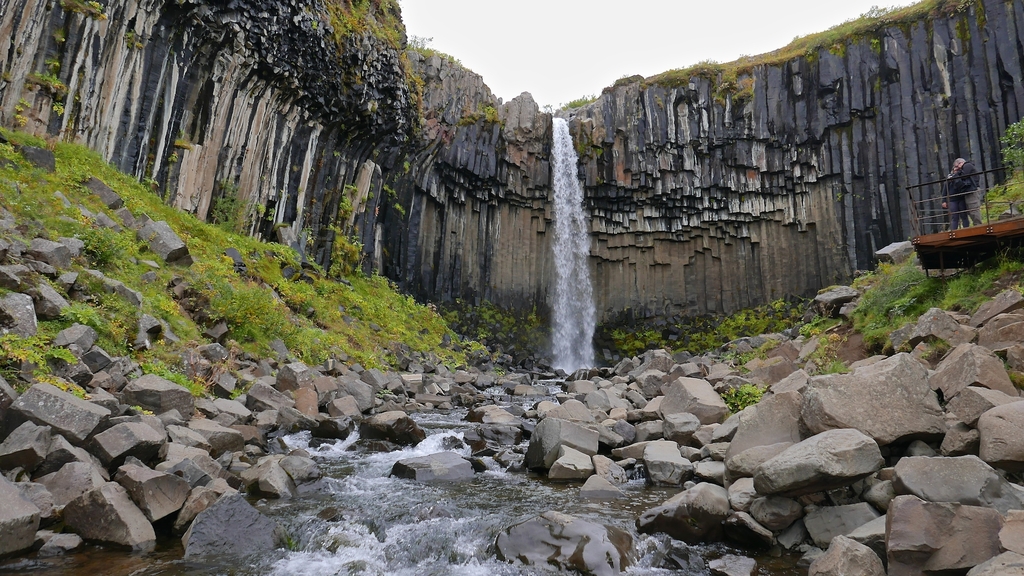 Chute d'eau Svartifoss