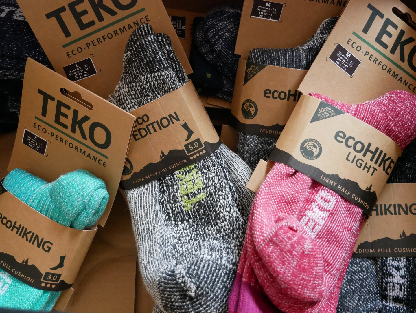 Summit Teko - chaussettes de randonnée en laine merino