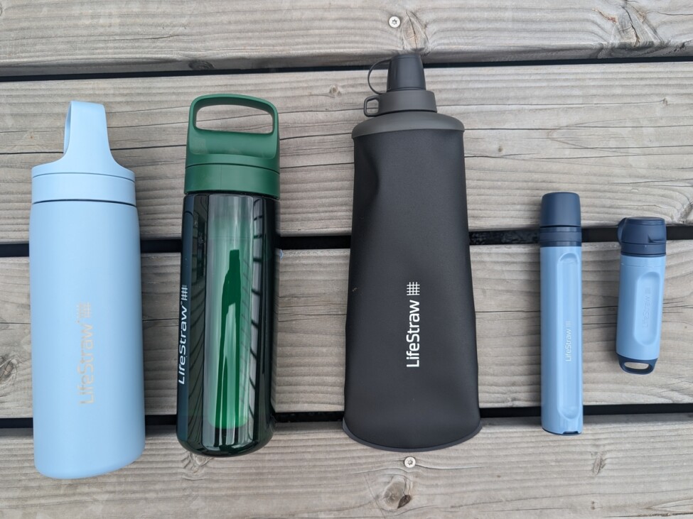 Comparatif des filtres, gourdes filtrantes et réservoirs Lifestraw