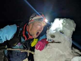 Nico, skieur de randonnée nordique qui traverse le Vercors !