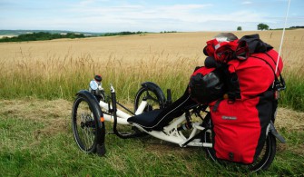 Escapade en Bourgogne avec un tricycle couché HPvelotechnik Scorpion