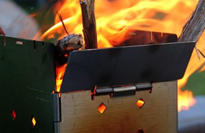 Réchauds à bois Folding Firebox Stove