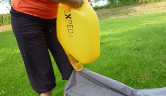 Comment gonfler un matelas gonflable ? Sac Pompe Schnozzel Pump Bag