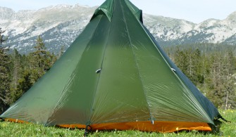 Comparatif tipis WickiUp de Nigor Abri léger en nylon