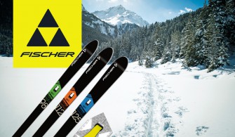 Skis Rando Nordique Fischer + Easy Skin Skis Fischer S-Bound Crown / Skin