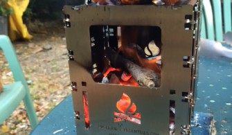 Réchaud à bois Bushbox LF Set Séquence BBQ !